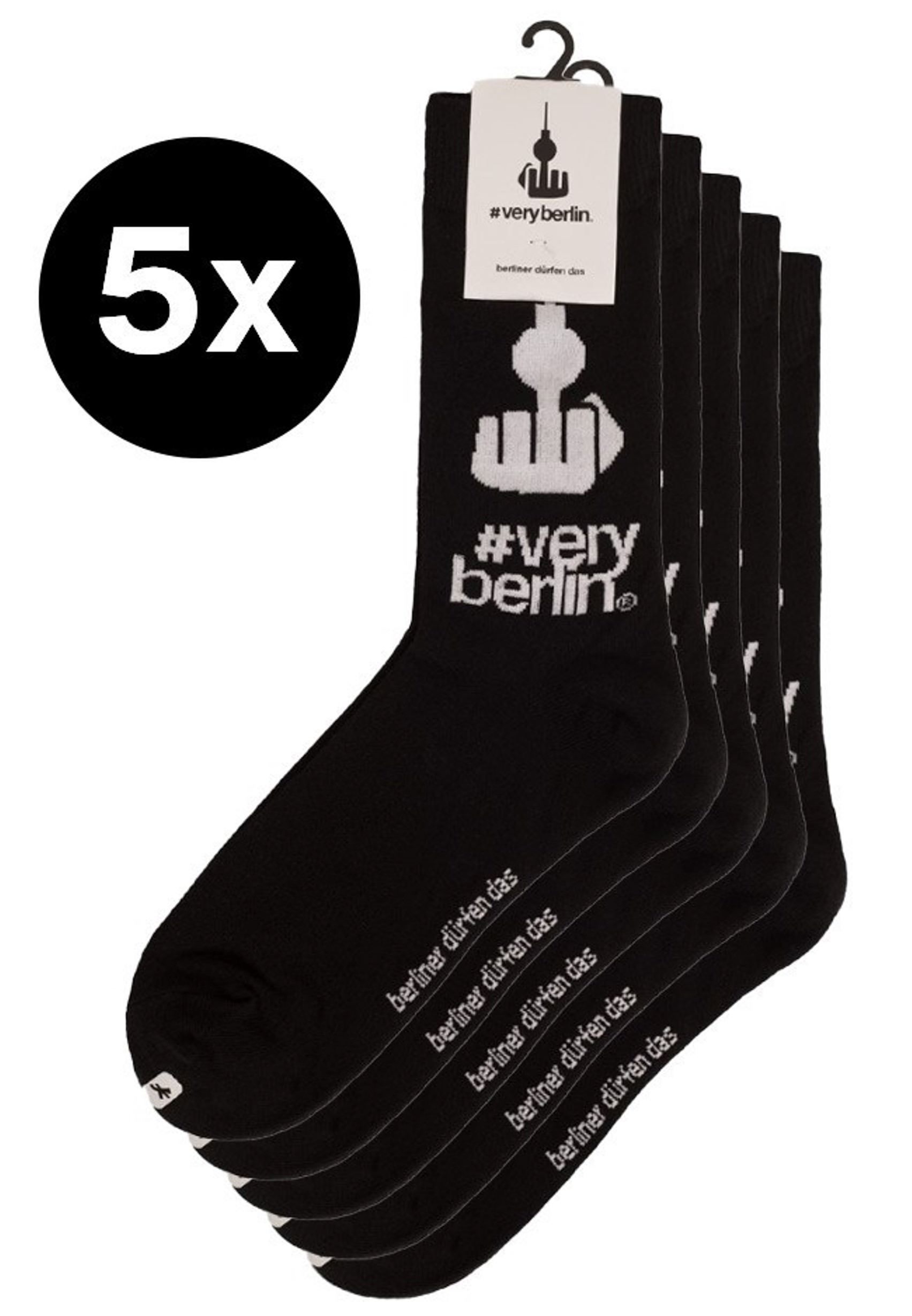 Very Berlin Socks (5er Pack)