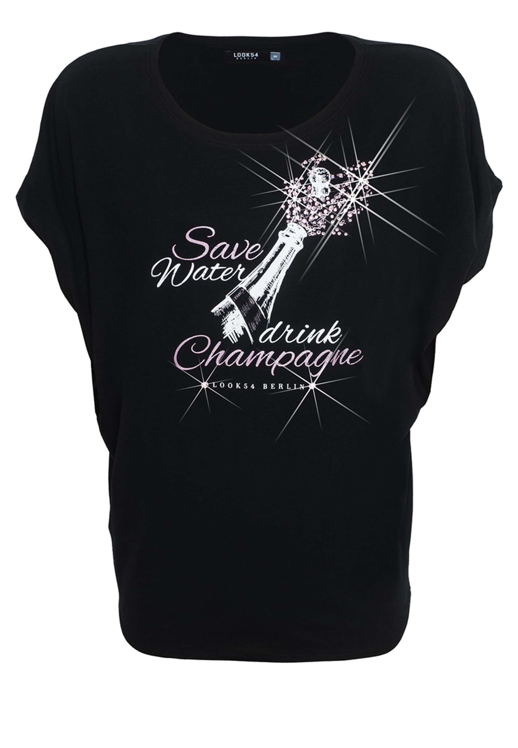 Save Water, Drink Champagne - Batwing Shirt