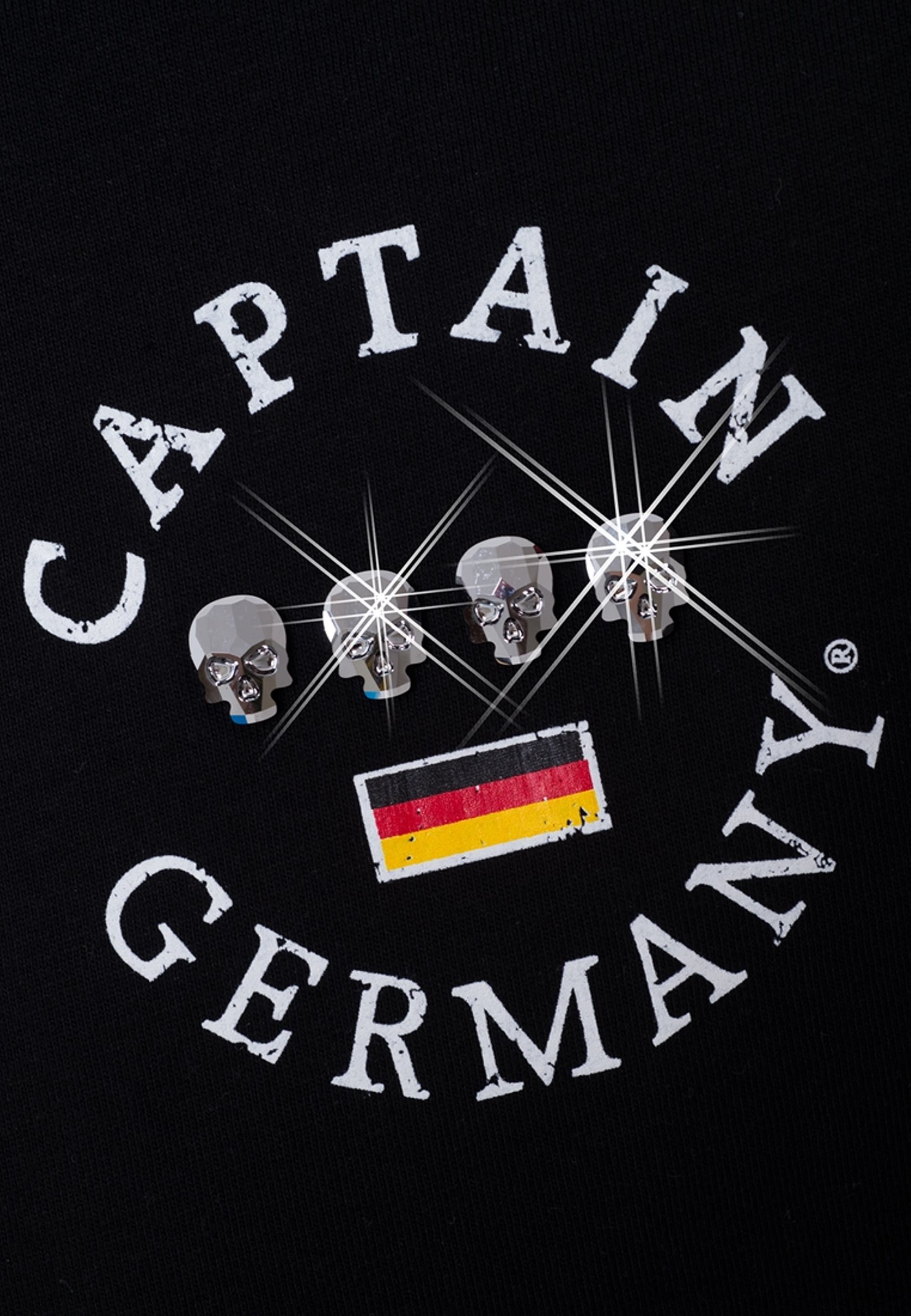 Captain Germany - Four Skulls - T-Shirt
